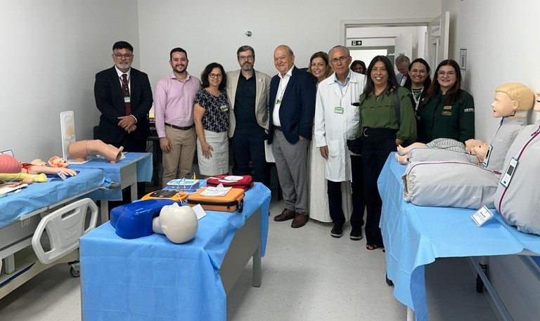 Visita à área assistencial do Hospital